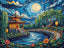 Moonlit Canvas - 1000 piece jigsaw puzzle